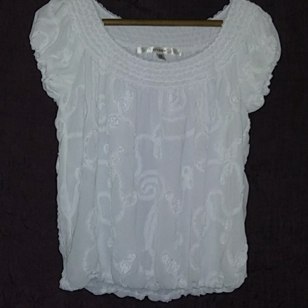 white blouse